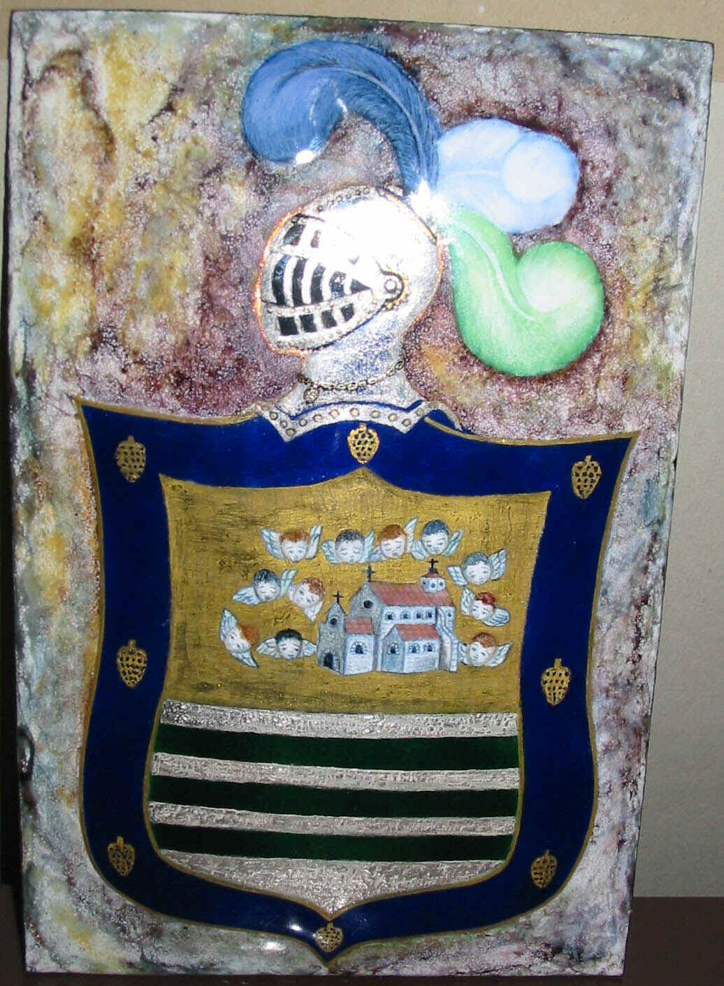 Escudo de armas esmaltado